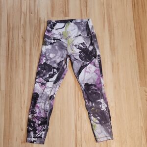 lululemon athletica Abstract Print Leggings - Black, Purple, Green